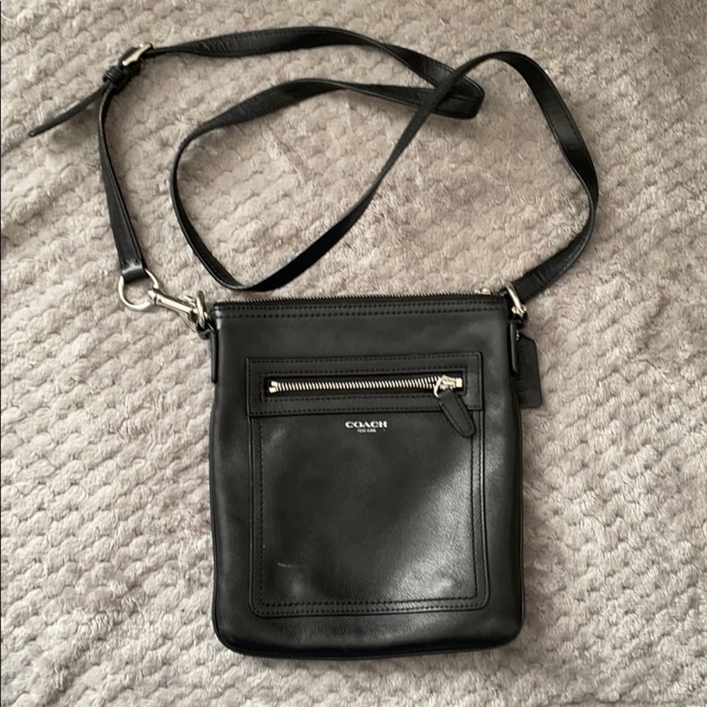 Black Coach Crossbody Purse
